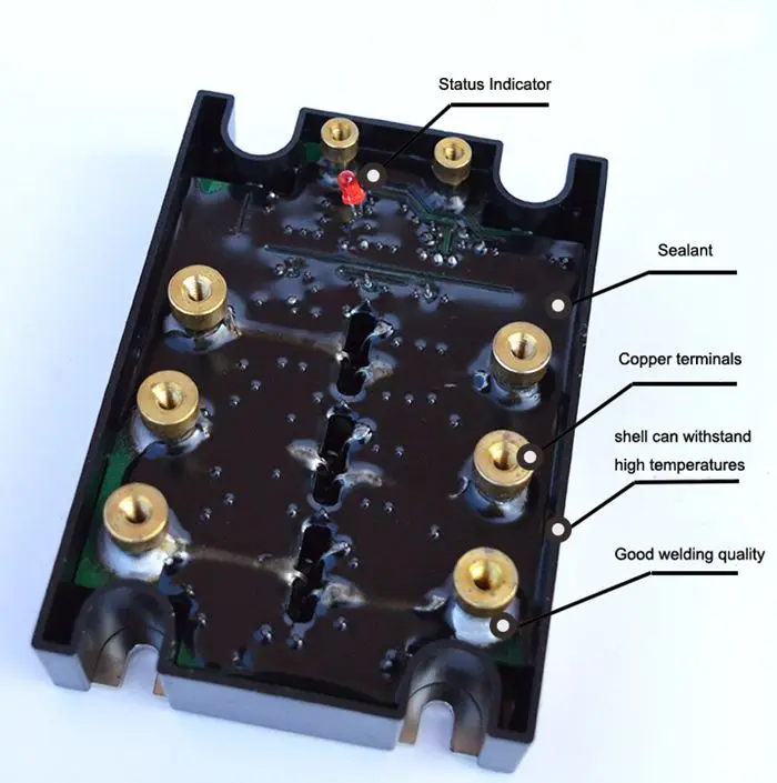 Трехфазное твердотельное реле переменного тока в переменный ток 60A
