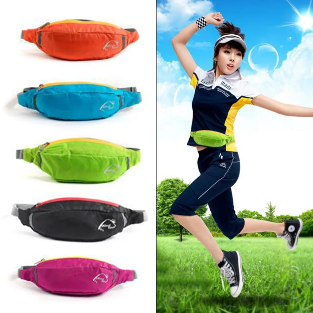 Новинка 2018 сумка унисекс для бега Wind Tour Удобная дорожная поясная на молнии