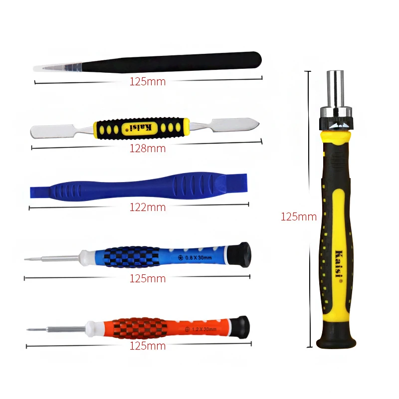 Набор профессиональных цифровых прецизионных отверток Kaisi 24 в 1 инструменты для