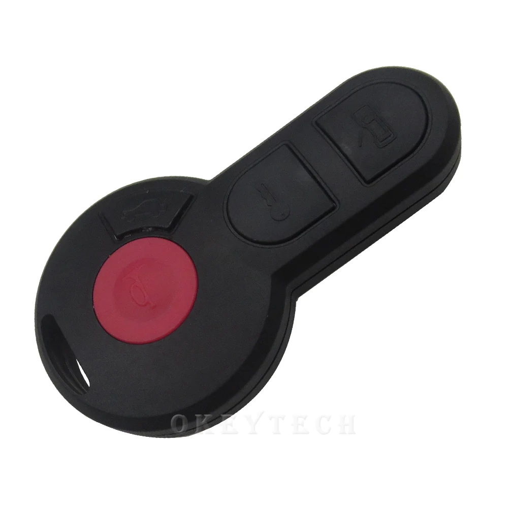 OkeyTech замена 3 1 4 кнопки дистанционный Автомобильный ключ оболочка чехол для VW Beetle