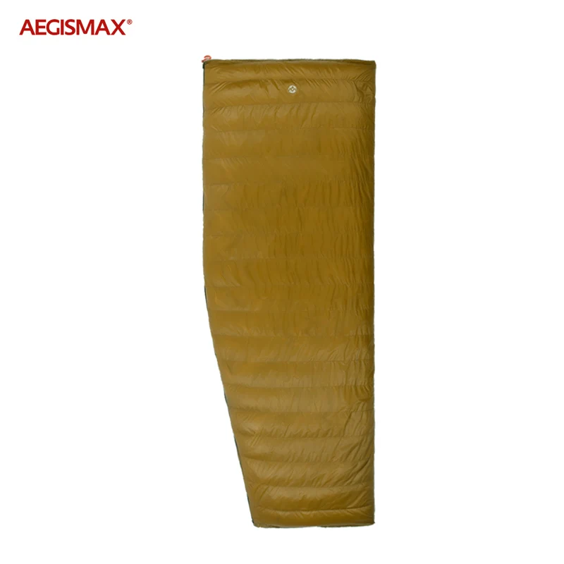 

AEGISMAX Outdoor Envelope LIGHT Series 95% white Goose Down Envelope Three-Season Camping Hiking Ultralight Sleeping Bag 800FP