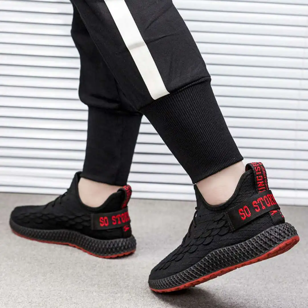 2019 new summer stretch fly weaving leisure coconut shoes Korean casual men's | Обувь