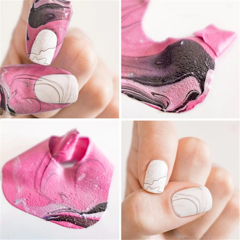 10Pcs/set Creative U-shape Spill-proof Nail Polish Varnish Protector Stickers Holder Tool Durable Manicure Finger Cover | Красота и