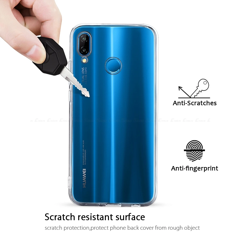 Clear Soft Silicone Back Full Cover For HuaWei Nova Y61 Y90 10 Y70 Y60 9 8i 8 5i 5Z 5 Pro 6 7 SE 7i 2 3i 5G Lite 3 Plus TPU Case