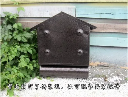 Почтовый ящик для газет на открытом воздухе кованая железная стена бары