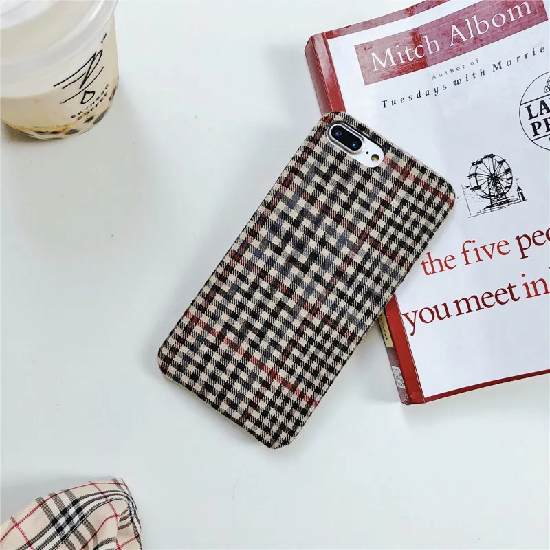 DISCASE ПК Жесткий корпус чехол для iphone XS XR Max простой INS корейский стиль суб-ткань X 8 7