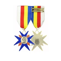 high quality hot selling double sided medal custom chinese die cut cheap metal custom trophy and trophy