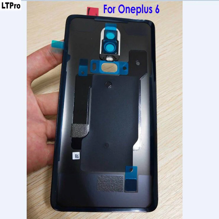 Лучшее качество задний корпус батареи Дверь чехол для OnePlus 6/One Plus 6 с телефон объектива камеры Запчасти