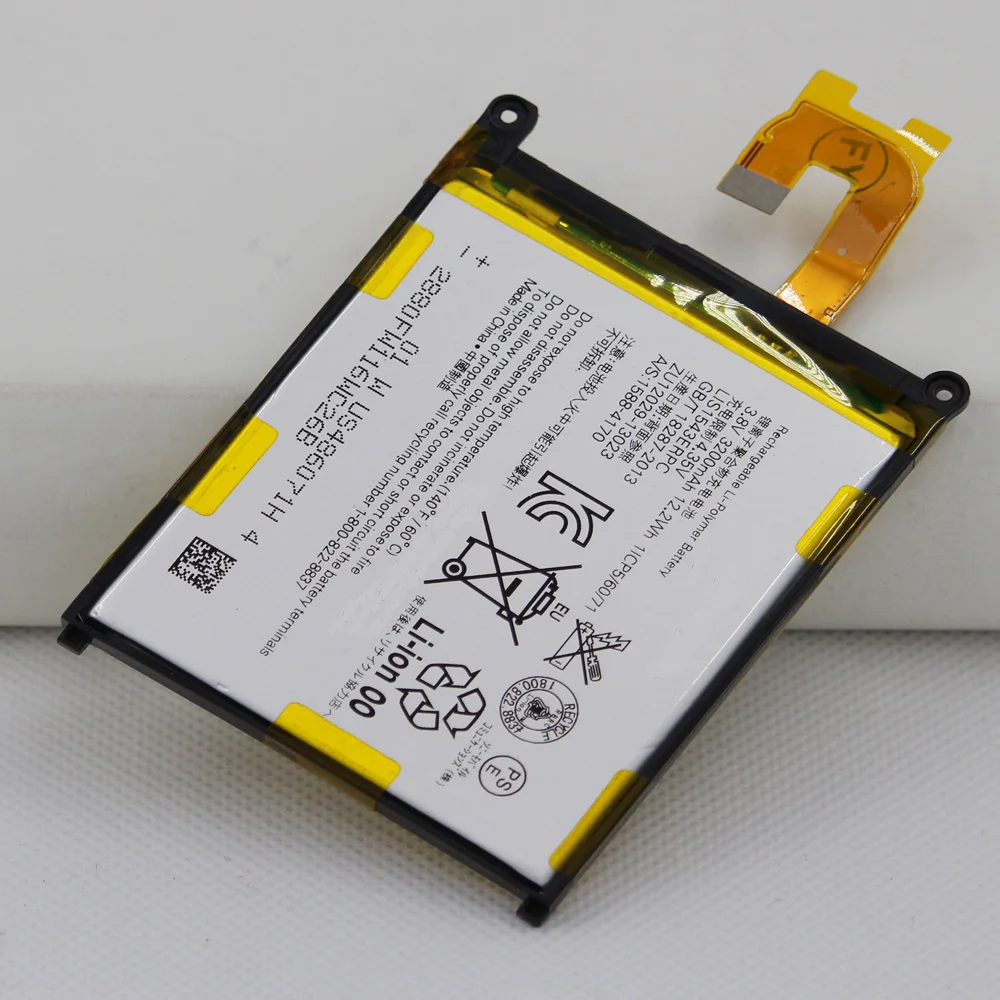 10 шт./лот ISUNOO 3200 мАч замена аккумулятор телефона LIS1543ERPC для Sony Xperia Z2 L50T D6502 D6503 L50 L50W