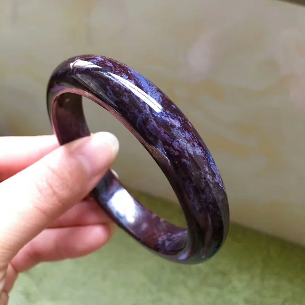 Сертификат натуральный драгоценный камень Sugilite женский Южноафриканский браслет