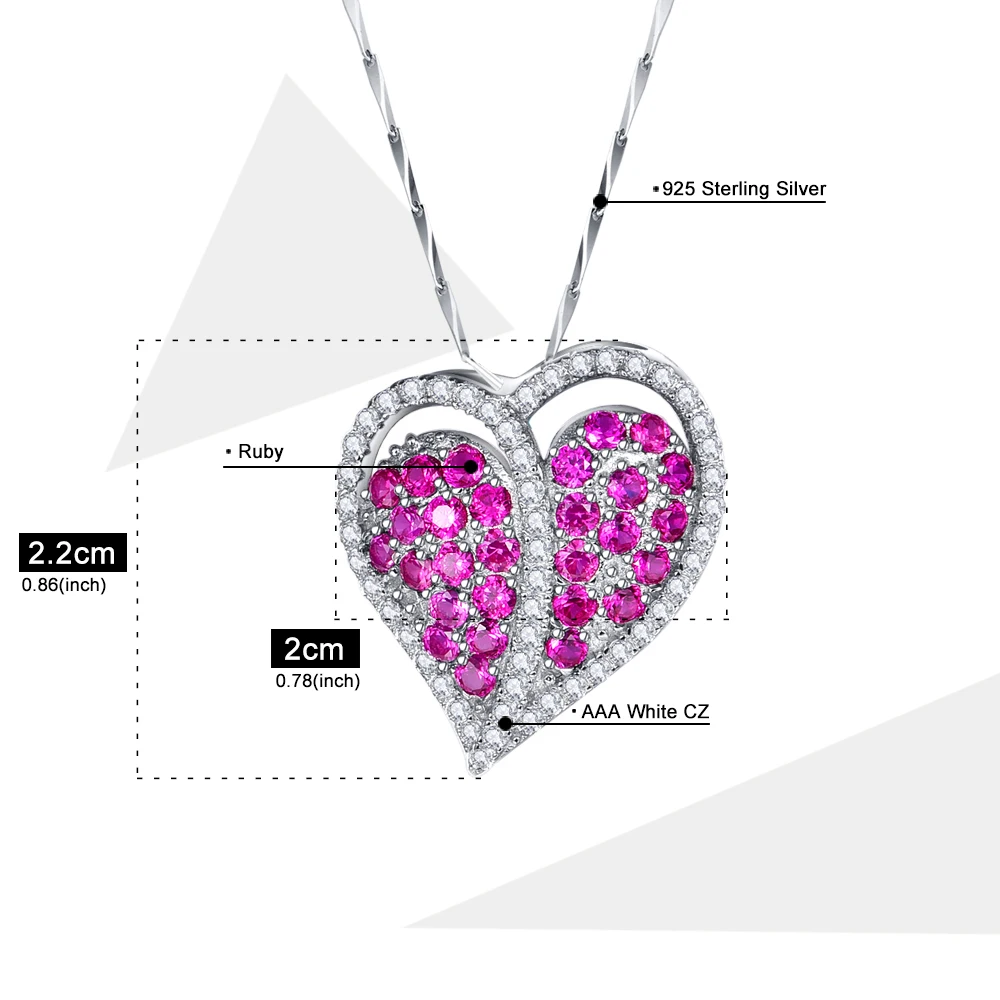 Женский кулон с рубином кольцо и серьги из серебра 925 пробы|jewelry sets|jewelry set silverjewelry