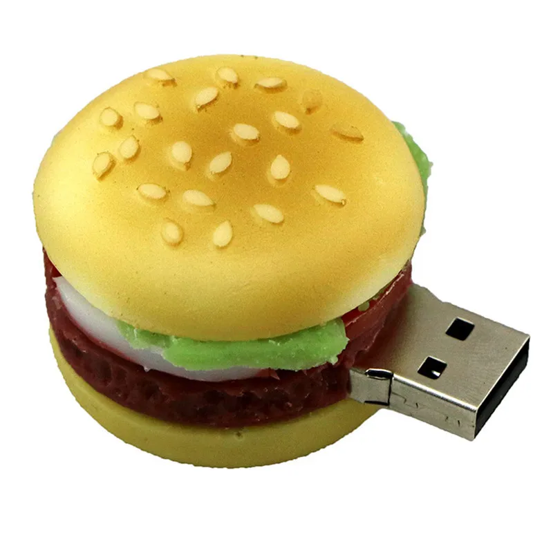 Гамбургер Еда Usb флэш накопитель креативные суши/хлеба/пиццы флеш 4 ГБ 8