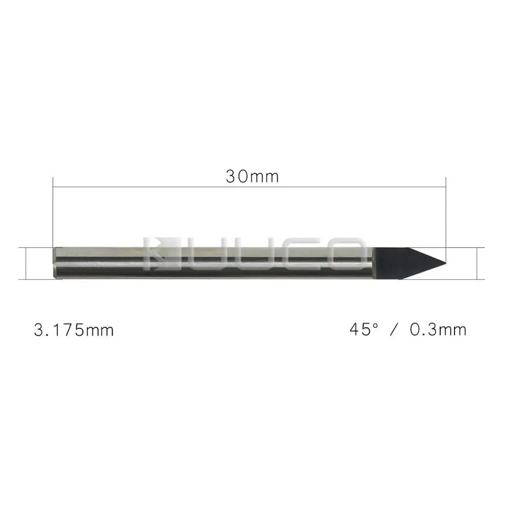 10 PCS/LOT Carbide Tool/End Mill/V Shape Drill Bits/Drill Bits for Copper/Aluminum/Jade/Acrylic/Plastics/ PVC/MDF/PCB/Wood etc |