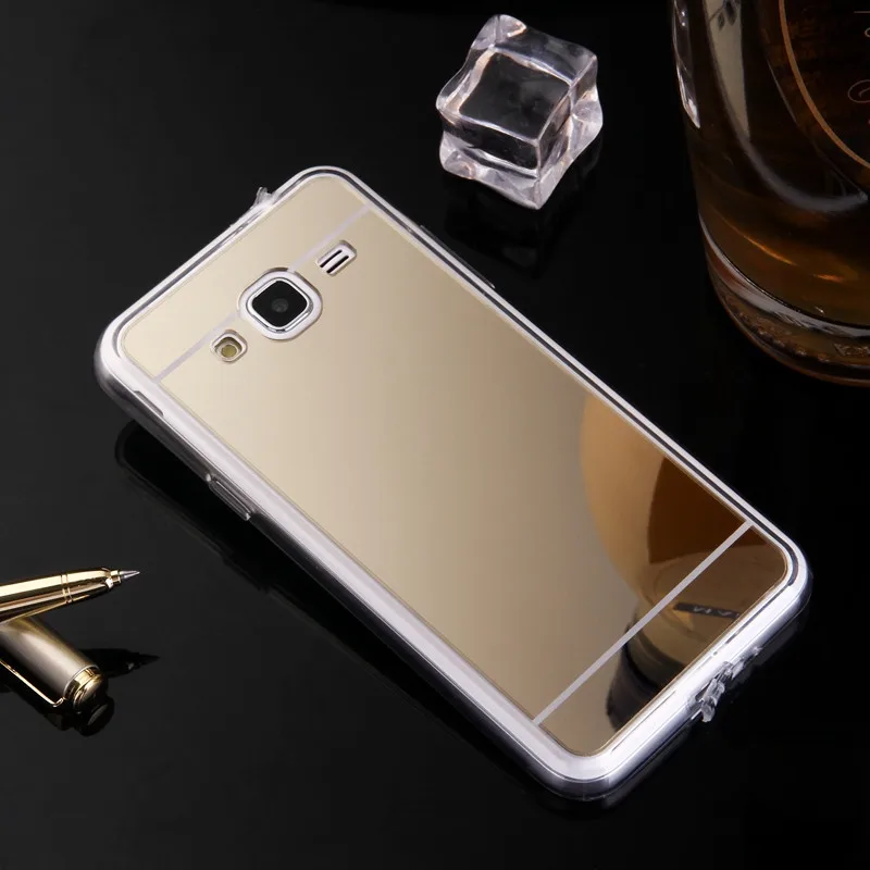 Зеркальный чехол мягкая задняя крышка из ТПУ для Samsung Galaxy J1 J5 J7 A5 A7 2016 J3 A8 S3 S6 S7 Edge Plus