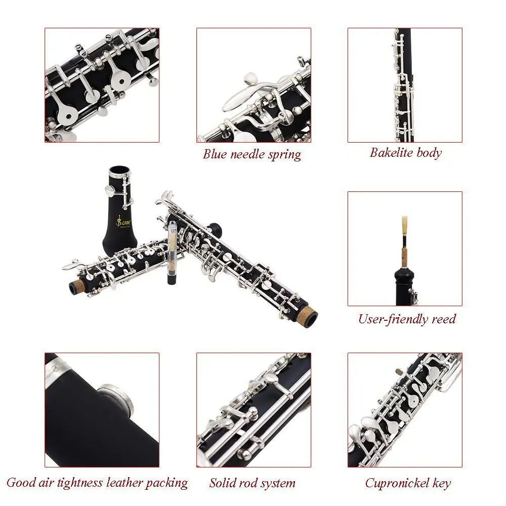 Профессиональный ювелирный инструмент Oboe C Key с серебристым покрытием