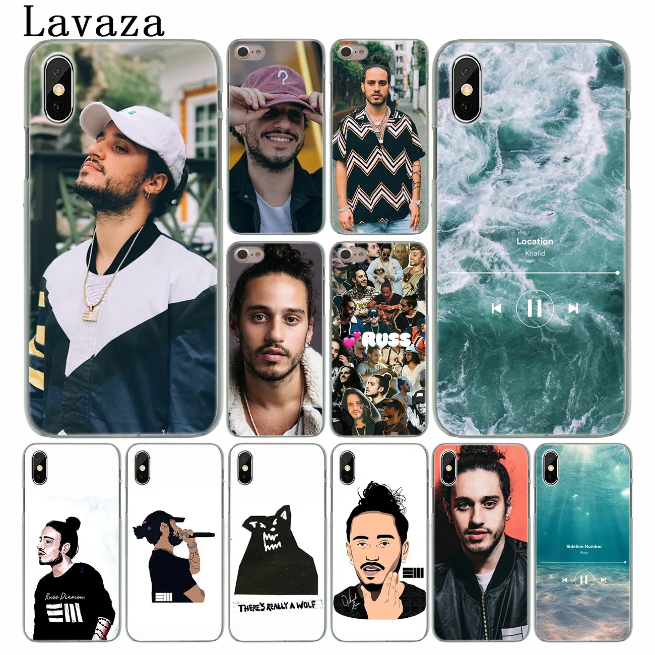 Твердый чехол для телефона Lavaza Russ zoo pop music iPhone XR XS X 11 Pro Max 10 7 8 6 6S 5 5S SE 4S