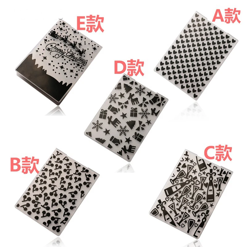 Пластиковый шаблон для тиснения фонда, бумаги, картона, фонданта, крафта, изготовления скрапбукинга, свадебного декора.