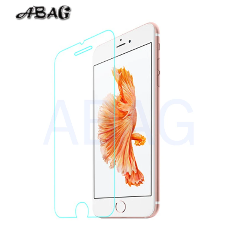 Защитное стекло ABAG закаленное 9H 2.5D для iPhone X 8 7 6 6S Plus 5 9 SE|Защитные стёкла и плёнки