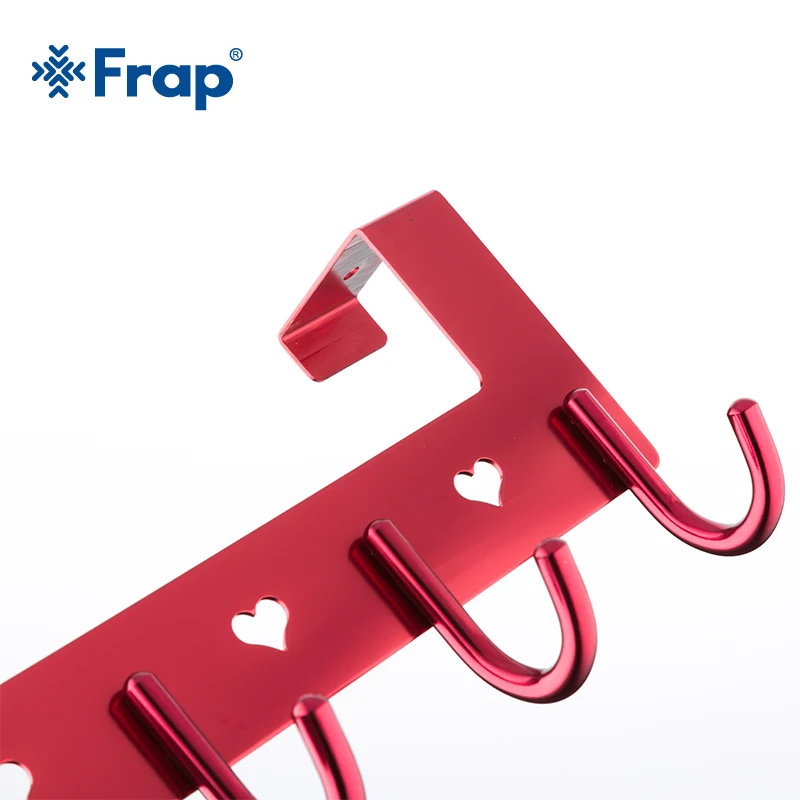 Frap Новое поступление красный крючок для одежды на дверь домашнее пространство