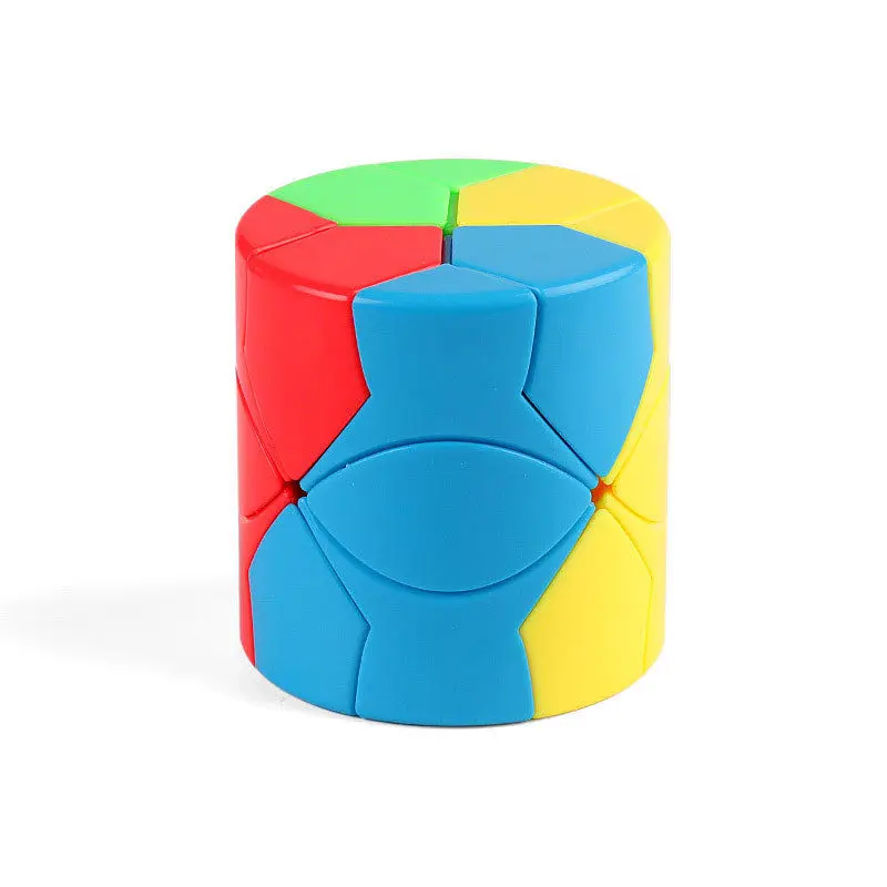 color MoFangJiaoShi Moyu Cubing классный куб Redi, цилиндрическая головоломка, без наклеек, магический куб, игрушки для детей - Цвет: color