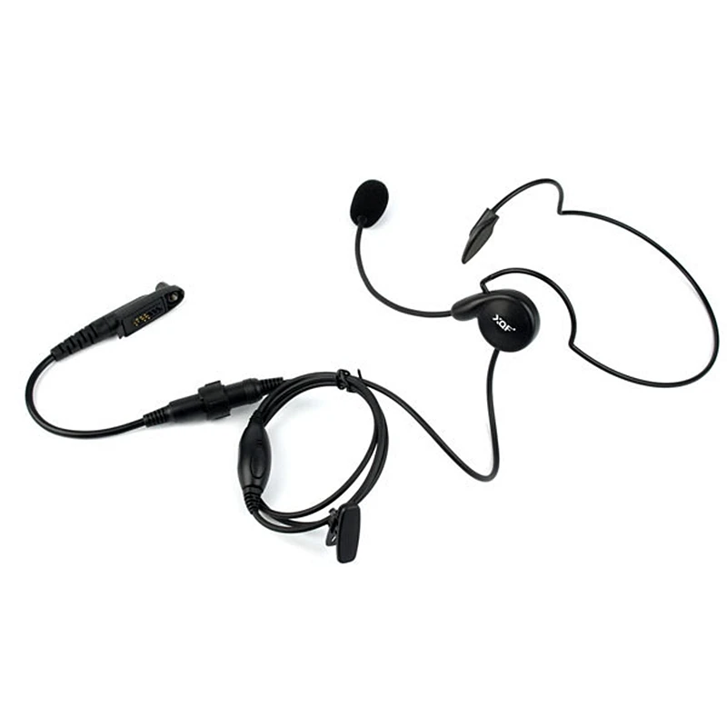 Advanced Unilateral Headphone Mic Neckband Earpiece Cycling Field Tactical Headset For Motorola GP328Plus GP344 GP388 Radio