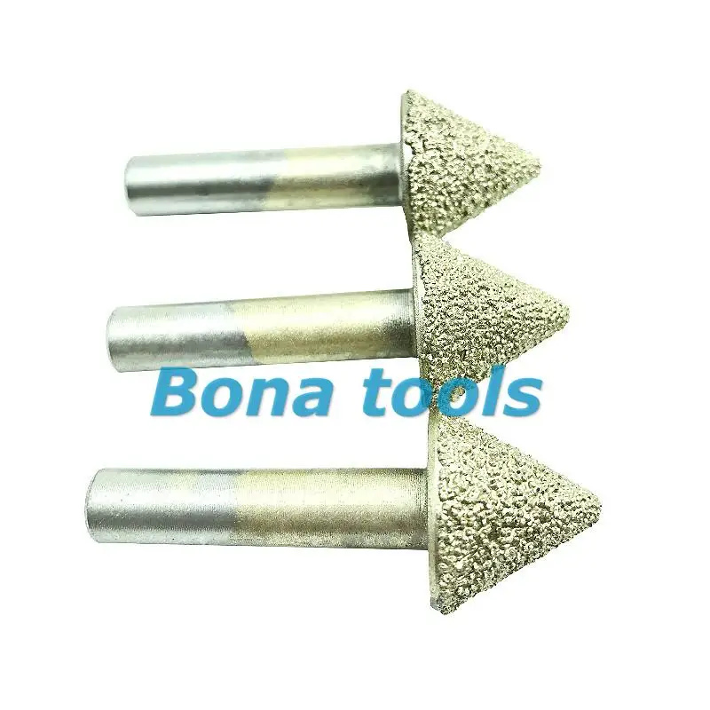 60 Angle 8mm V Shape CNC Stone Engraving Milling Bit NEW Diamond End Mill Cutters for 3d Relief Roughing Letter | Инструменты