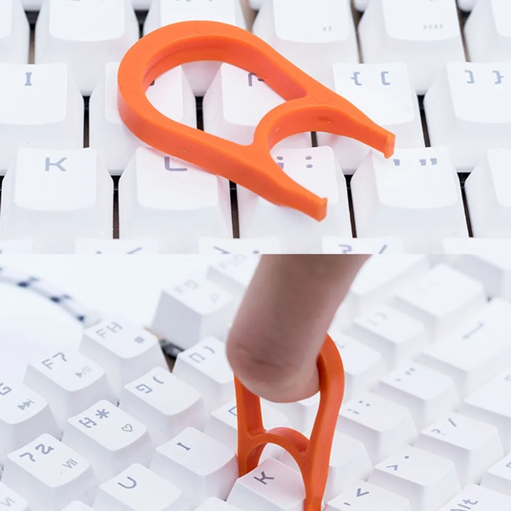 10 шт. механическая клавиатура Keycap Puller Remover Key Cap фиксирующий инструмент цвет