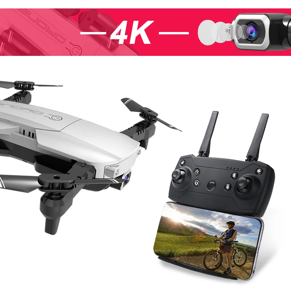 Wi-Fi FPV Радиоуправляемый Дрон 4 K/1080 P HD широкоугольная камера с изображением ангела