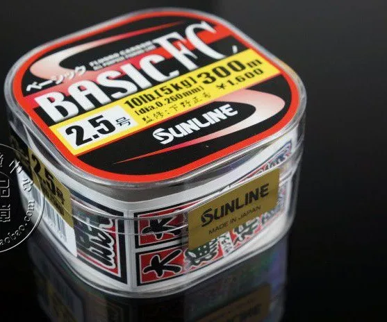 Японская леска из углеродного волокна рыболовная 300 или 225 метров 4 5 6 8 10 12 14 16 20