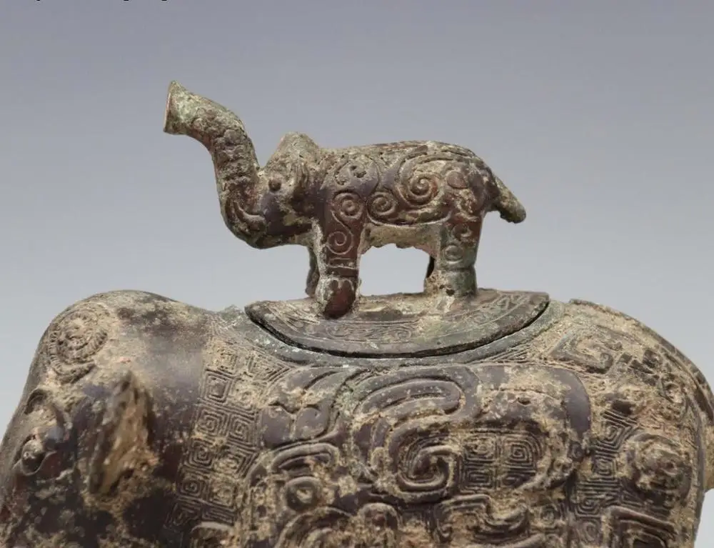 Китай (материк) королевского дворца собирать старые чистый Бронзовый зверь Два