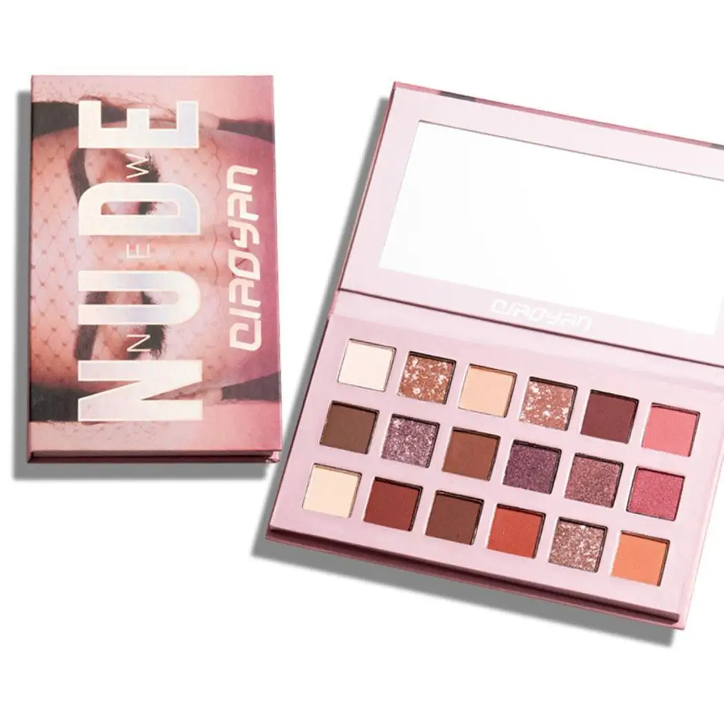 18 видов цветов Профессиональная палитра теней для век мерцающий повседневный