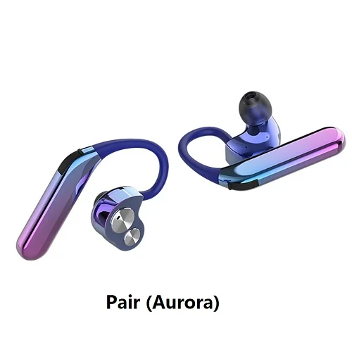 Mpow обновленный X6 TWS Bluetooth 5,0 наушники стерео HIFI Звук наушники классный ушной крючок дизайн 10-12 часов долгое время воспроизведения наушников - Цвет: Pair Aurora