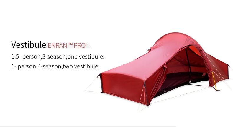 The Free spirts TFS Enran Pro сверхлегкий тент 10D bothside с силиконовым покрытием для 1 человека на открытом воздухе для походов и кемпинга 3/4 сезонная палатка