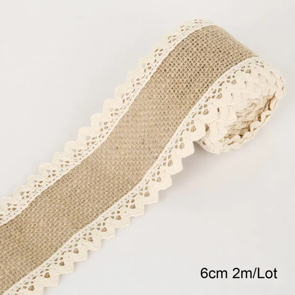 

Джутовые рулеты с кружевом Celadon