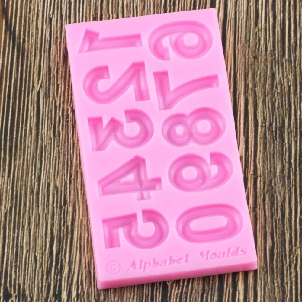 Силиконовая форма в виде цифр инструмент для украшения торта кондитерских