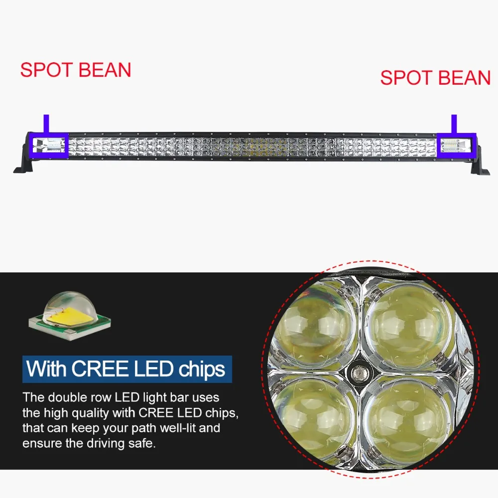 Зеленый L 3 рядный 14''དྷ'ཛྷ'ས཯飐w 192W 282W 372W 444W прямой светодиодный бар