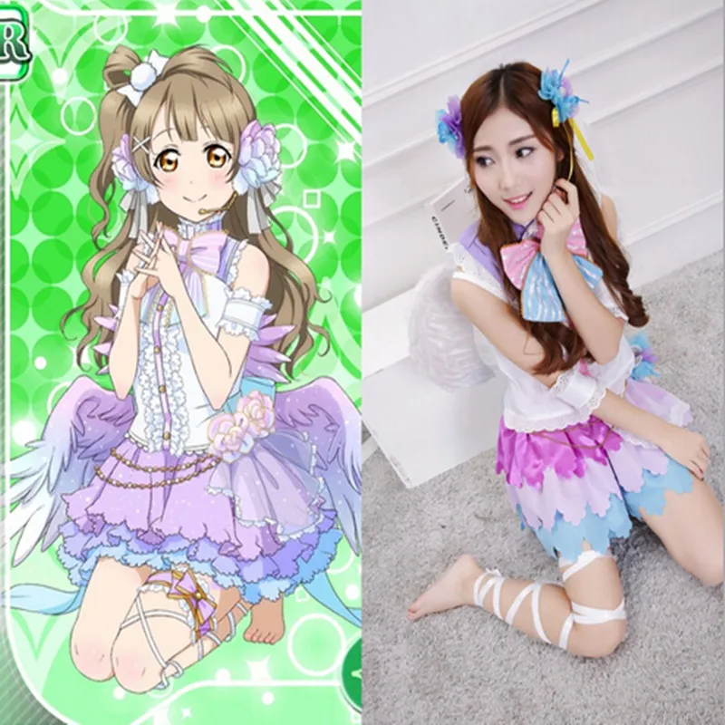 Японский аниме Love Live Косплей минами Котори женские костюмы на Хэллоуин для