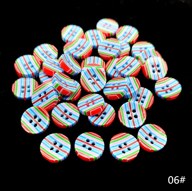 06 20 шт. красивые круглые полимерные пуговицы для шитья DIY аксессуары для одежды DIYmaterials наклейки для скрапбукинга для детей аксессуары для рукоделия - Цвет: 06
