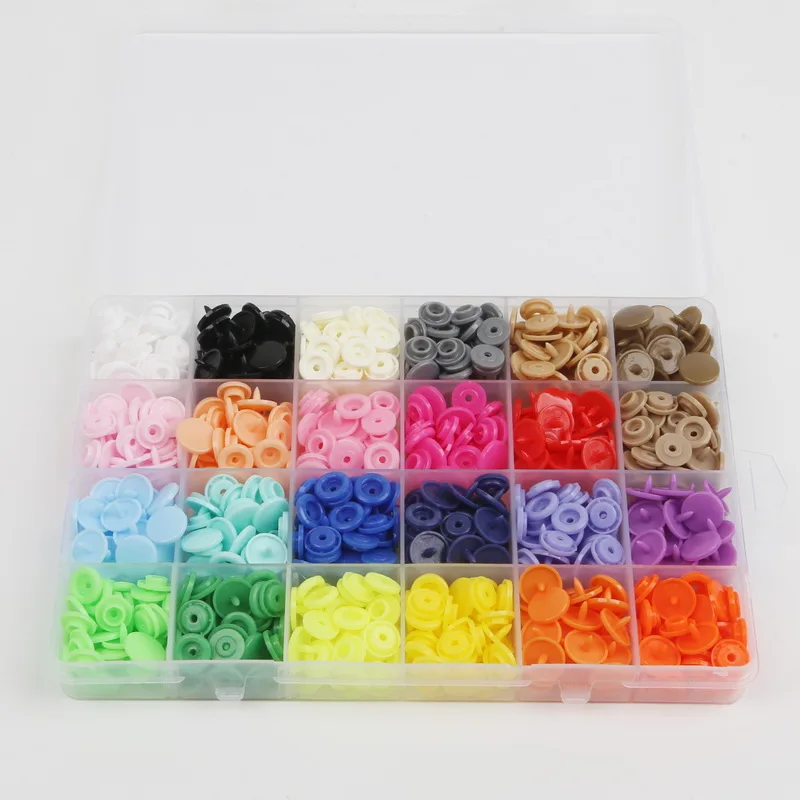 24colors Пластик ящик для хранения 8/10/24 лезвия могут быть использованы/Цвет смолы кнопки Органайзер кнопочных пультов «Человек-паук», одежда для малышей зажимы с ящик для хранения - Цвет: 24colors