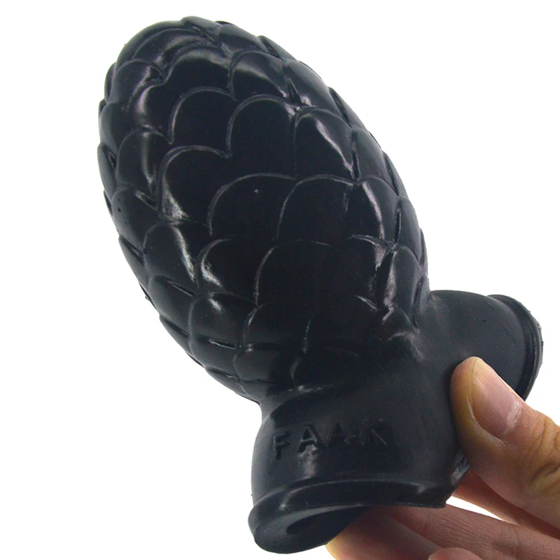 FAAK 9.5x5.2cm pinecone appearance Anal Plug Ass massage Masturbate butt plug anal sex toys For Woman Man adult products | Красота и
