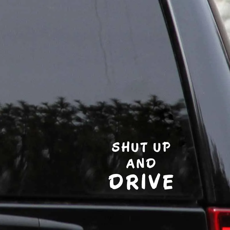 YJZT 12 см * 8 9 Виниловая наклейка с надписью Keep UP AND DRIVE Веселая Деревня грузовик