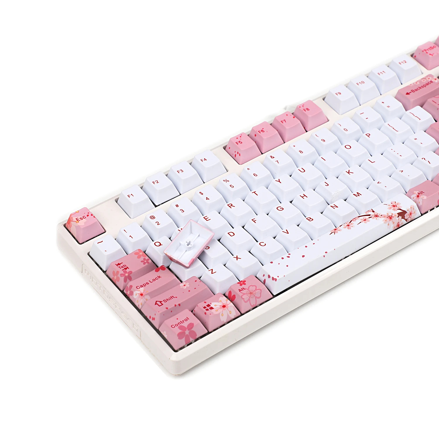 YMDK Вишневый профиль ANSI 108 пять Сторон краситель Sub PBT Keyset Keycap для 61 87 104 стандарт Cherry MX переключатели механическая клавиатура