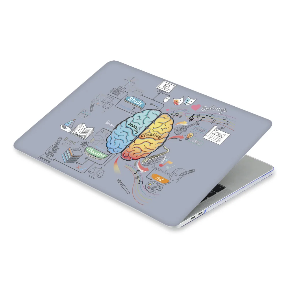Жесткий чехол Redlai с пластиковым узором для MacBook Air Pro retina 11 12 13 15 16 дюймов Сенсорная панель A2141 A2159 A1932 чехол для ноутбука