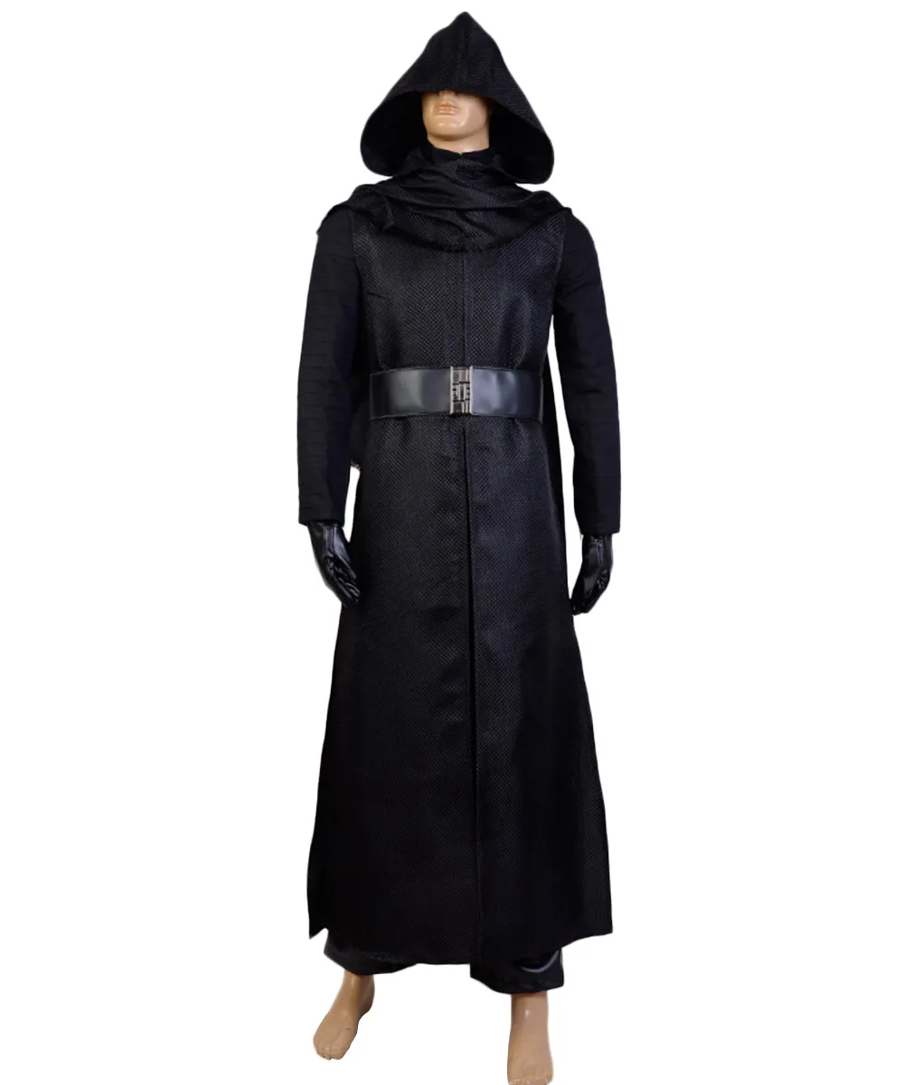 Женский костюм для косплея Sith Kylo Ren Черный Полный комплект униформы Хэллоуина