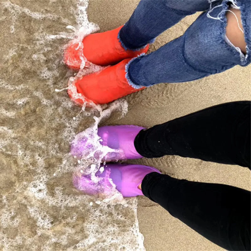 Уличная силиконовая противоскользящая Водонепроницаемая непромокаемая обувь