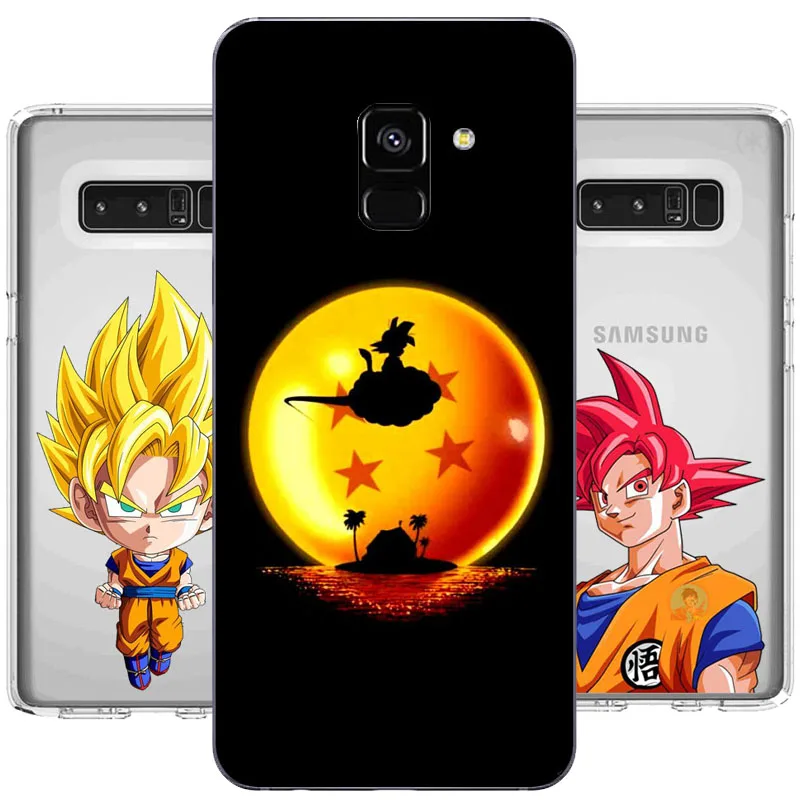Чехол Goku Dragon Ball из ТПУ suave funda de silicona para Для SamsungNOTE10 A10 S10LITE S8 S9PIUS 2018A8 A6 NOTE9