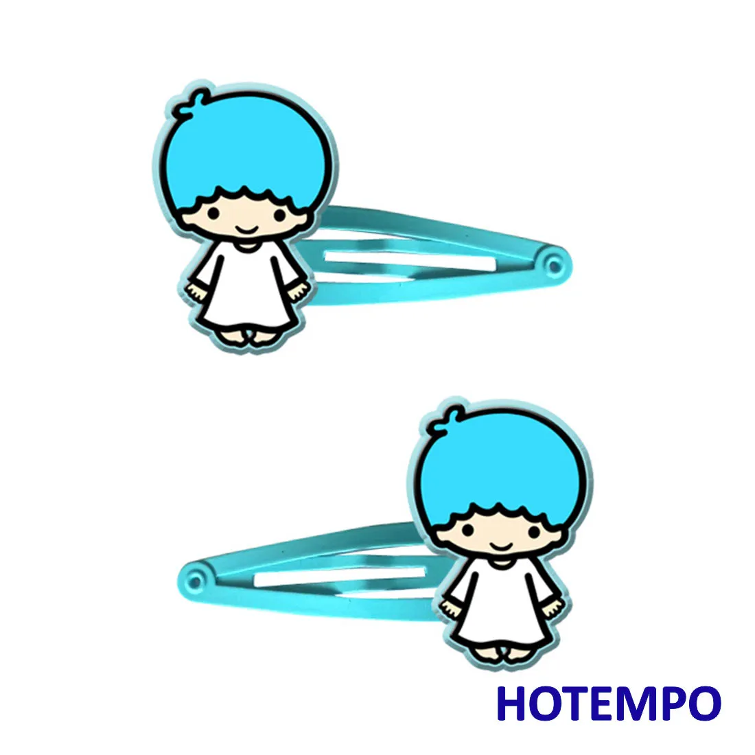 Япония Kawai мультфильм Keroppi Kuromi Мелодия пурин Pochacco Maru Sam LittleTwinStars милые шпильки для волос для девочек зажим для девочек подарок - Цвет: PVCFJ-SZXK-BU-LR2P