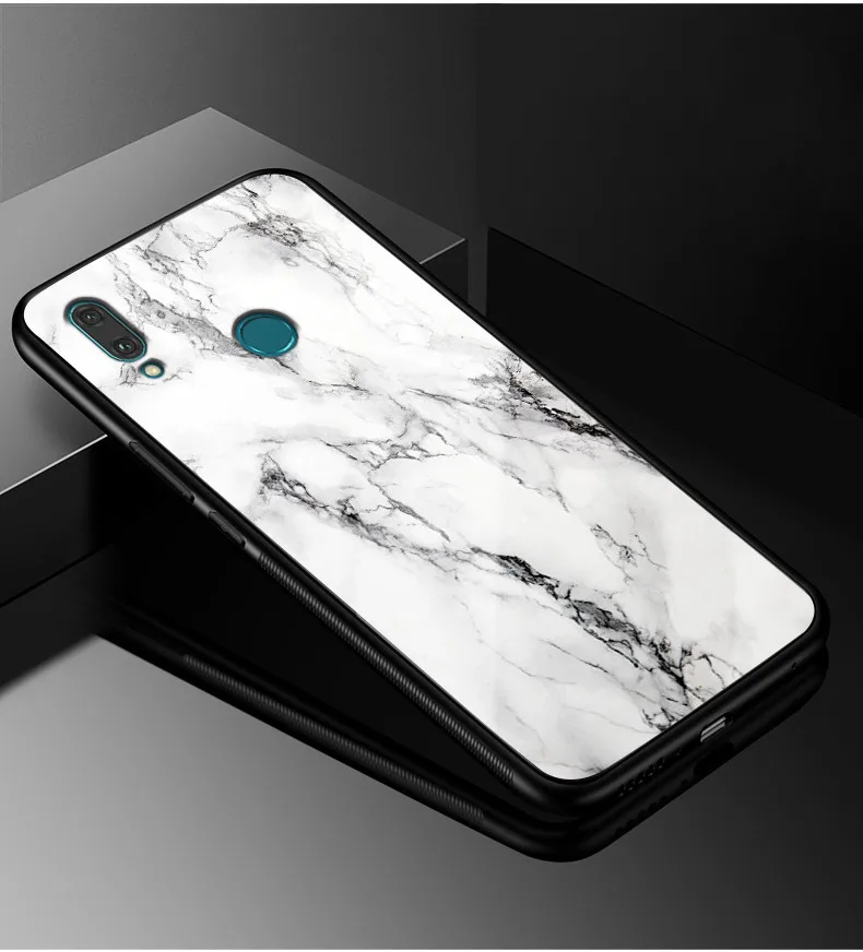 21 Для huawei P Smart чехол для оргстекло PC чехол для телефона черный ТПУ бампер для huawei Honor 10 Lite Крышка P Smart 6,21 - Цвет: 21