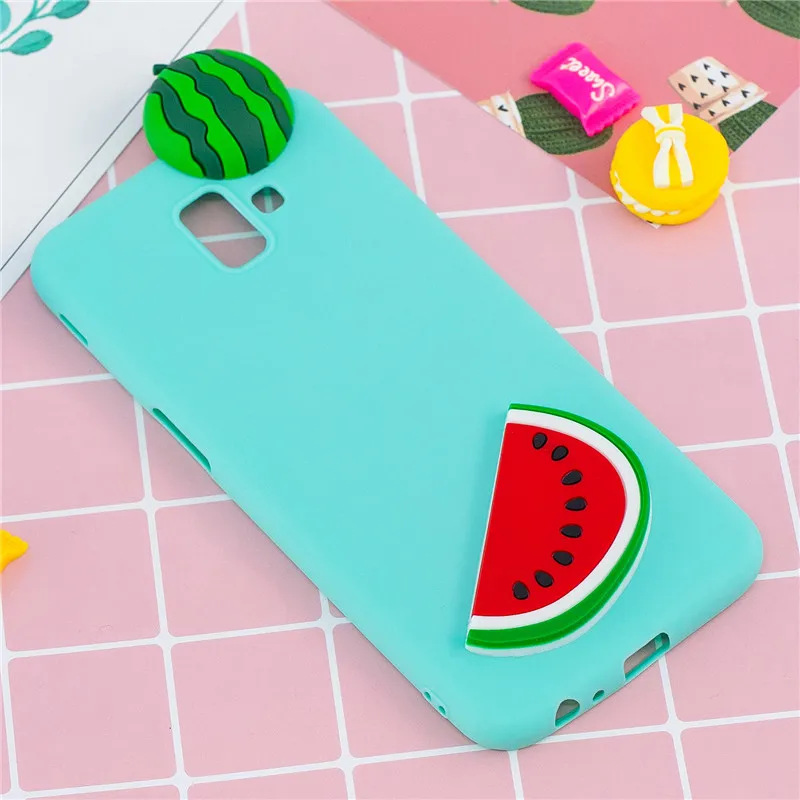 Чехол для samsung J6 Plus, чехол для samsung Galaxy J4 J6 Plus, чехол, 3D единорог, панда, кукла, мягкий силиконовый чехол для телефона s