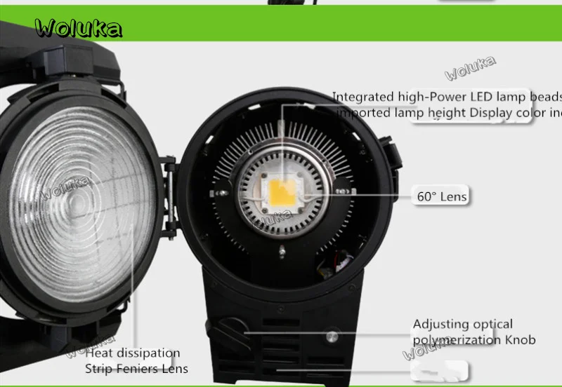 150W film LED Spotlight photography lighting lamp light dance camera DMX512 Adjustable CD50 T13 | Электроника